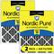 Show in main carousel: Nordic Pure MERV 10 Pleated Plus Carbon Furnace Air Filters, 16 x 25 x 4-in, 2 count slide 1 of 9
