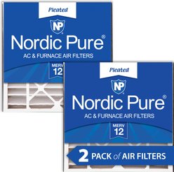 Nordic Pure Air Bear Replacement 255649-103 MERV 12 Air Filters, 20 x 20 x 5-in AB, 2 count
