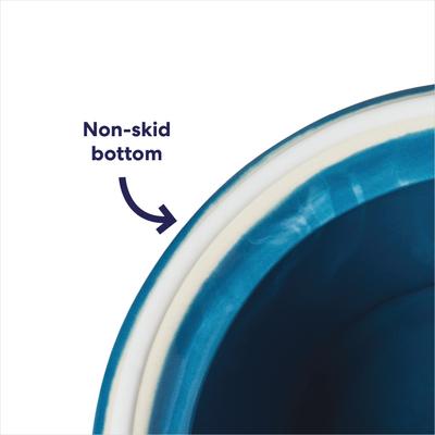 Show full view: Frisco Elevated Tilted Cat Bowl, Blue Marble, Small: 2 cup slide 4 of 8