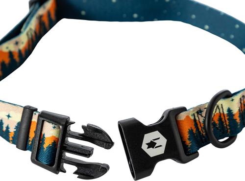 Show full view: Wolfgang Heavy Duty Overland Adjustable Dog Collar with Quick Release, Medium: 12 to 18-in neck, 1-in wide slide 3 of 6