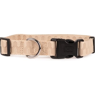 Carolina Pet Carolina Pet Checkered Wave Dog Collar, Wavy Tan, X-Large: 22 to 26-in neck, 1-in wide