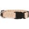 Show in main carousel: Carolina Pet Checkered Wave Dog Collar, Wavy Tan, Medium: 14 to 18-in neck, 3/4-in wide slide 1 of 8