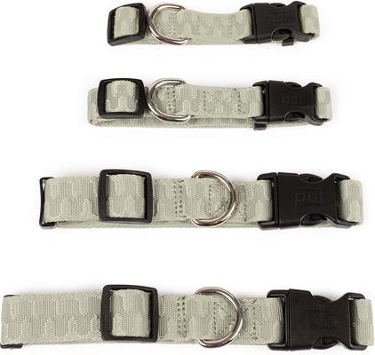 Show full view: Carolina Pet Checkered Wave Dog Collar, Wavy Green, Small: 10 to 14-in neck, 3/4-in wide slide 6 of 8