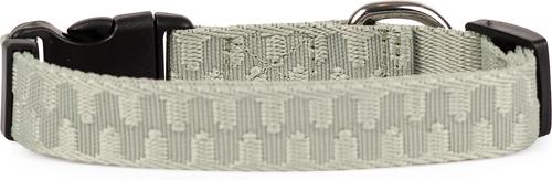 Show full view: Carolina Pet Checkered Wave Dog Collar, Wavy Green, Small: 10 to 14-in neck, 3/4-in wide slide 2 of 8