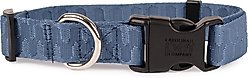 Carolina Pet Checkered Wave Dog Collar, Wavy Blue, Large: 18 to 22-in neck, 1-in wide