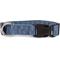 Show in main carousel: Carolina Pet Checkered Wave Dog Collar, Wavy Blue, Medium: 14 to 18-in neck, 3/4-in wide slide 1 of 8