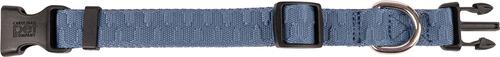 Show full view: Carolina Pet Checkered Wave Dog Collar, Wavy Blue, Small: 10 to 14-in neck, 3/4-in wide slide 4 of 9