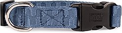 Carolina Pet Checkered Wave Dog Collar, Wavy Blue, Small: 10 to 14-in neck, 3/4-in wide