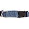 Show in main carousel: Carolina Pet Checkered Wave Dog Collar, Wavy Blue, Small: 10 to 14-in neck, 3/4-in wide slide 1 of 9
