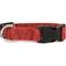 Show in main carousel: Carolina Pet Checkered Wave Dog Collar, Wavy Red, Small: 10 to 14-in neck, 3/4-in wide slide 1 of 9