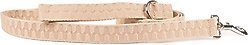 Carolina Pet Checkered Wave Dog Leash, Wavy Tan, 6-ft long, 1-in wide