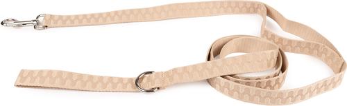 Show full view: Carolina Pet Checkered Wave Dog Leash, Wavy Tan, 6-ft long, 1-in wide slide 2 of 6