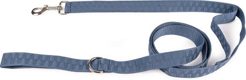 Show full view: Carolina Pet Checkered Wave Dog Leash, Wavy Blue, 6-ft long, 1-in wide slide 2 of 7