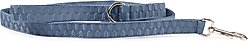 Carolina Pet Checkered Wave Dog Leash, Wavy Blue, 6-ft long, 1-in wide