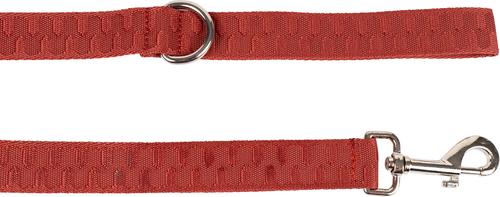 Show full view: Carolina Pet Checkered Wave Dog Leash, Wavy Red, 6-ft long, 1-in wide slide 3 of 7