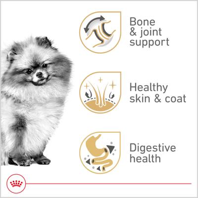 Show full view: Royal Canin Breed Health Nutrition Pomeranian Adult Dry Dog Food, 2.5-lb bag slide 3 of 13