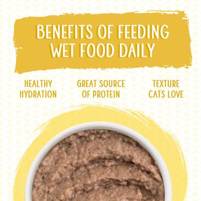 Show full view: Weruva Classic Press Your Dinner Chicken Pate Grain-Free Wet Cat Food, 10.0-oz can, case of 12 slide 6 of 13