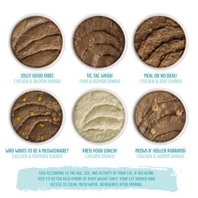 Show full view: Weruva Classic Pate, The Mix & Match Game Variety Pack Wet Cat Food, 3-oz, 18 count slide 5 of 13