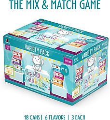 Weruva Classic Pate, The Mix & Match Game Variety Pack Wet Cat Food, 3-oz, 18 count slide 2 of 9