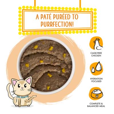 Show full view: Weruva Classic Cat Who Wants To Be A Meowionaire Chicken & Pumpkin Pate Canned Cat Food, 5.5-oz, 8 count slide 4 of 13