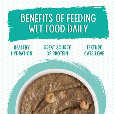 Show full view: Weruva Classic Cat Meows n' Holler PurrAmid Chicken & Shrimp Pate Canned Cat Food, 5.5-oz can, case of 8 slide 6 of 13