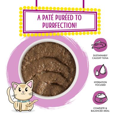 Show full view: Weruva Classic Cat Tic Tac Whoa Tuna & Salmon Pate Canned Cat Food, 5.5-oz can, case of 8 slide 4 of 13