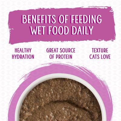 Show full view: Weruva Classic Cat Tic Tac Whoa Tuna & Salmon Pate Canned Cat Food, 3-oz can, case of 12 slide 6 of 13