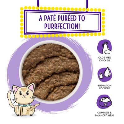 Show full view: Weruva Classic Meal or No Deal! Chicken & Beef Pate Grain-Free Wet Cat Food, 5.5-oz can, case of 8 slide 4 of 14