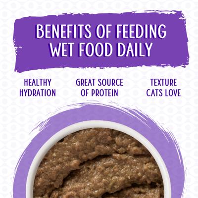 Show full view: Weruva Classic Meal or No Deal! Chicken & Beef Pate Grain-Free Wet Cat Food, 3-oz can, case of 12 slide 6 of 14