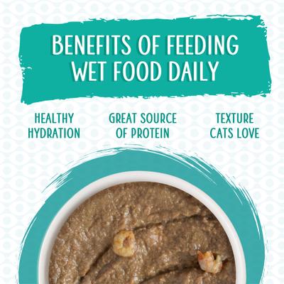 Show full view: Weruva Classic Cat Meows n' Holler PurrAmid Chicken & Shrimp Pate Canned Cat Food, 3-oz can, case of 12 slide 6 of 13