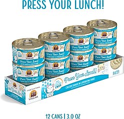 Weruva Classic Press Your Lunch! Chicken Pate Grain-Free Wet Cat Food, 3-oz can, case of 12 slide 2 of 9