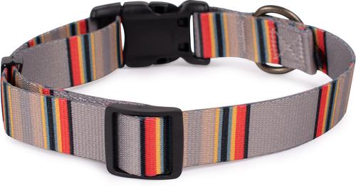 Show full view: Pendleton Vintage Camp Adventure Dog Collar, Mineral Umber, X-Large: 20 to 26-in neck, 1-in wide slide 3 of 8
