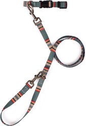 Pendleton Vintage Camp Adventure Dog Collar, Green Heather, Small: 11 to 13-in neck, 3/4-in wide slide 2 of 7