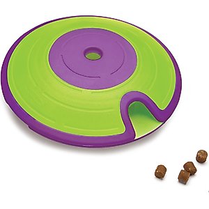 Nina Ottosson by Outward Hound Treat Maze Puzzle Game Dog Toy, Green & Purple