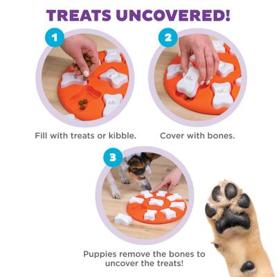 Show full view: Nina Ottosson by Outward Hound Puppy Smart Dog Toy, Orange slide 3 of 11