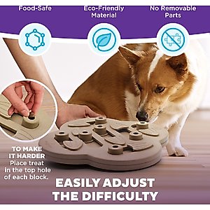 Nina Ottosson by Outward Hound Hide N' Slide Puzzle Game Dog Toy, Large