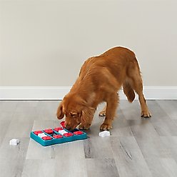 Nina Ottosson by Outward Hound Brick Puzzle Game Dog Toy, Blue & Red slide 2 of 8