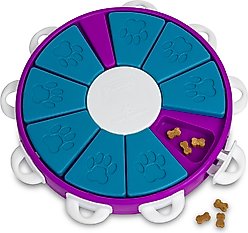 Nina Ottosson by Outward Hound Twister Puzzle Game Dog Toy, Blue & Purple