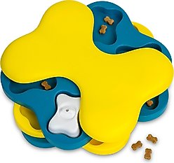 Nina Ottosson by Outward Hound Tornado Puzzle Game Dog Toy, Yellow