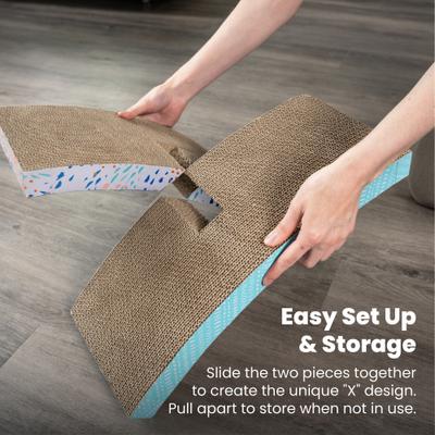 Show full view: Catstages Easy Life Hammock Cat Scratcher Toy with Catnip slide 6 of 11