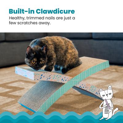 Show full view: Catstages Easy Life Hammock Cat Scratcher Toy with Catnip slide 4 of 11