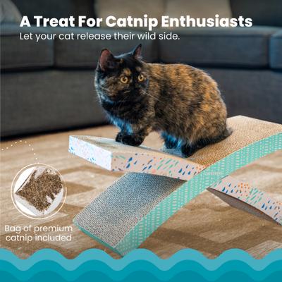 Show full view: Catstages Easy Life Hammock Cat Scratcher Toy with Catnip slide 3 of 11