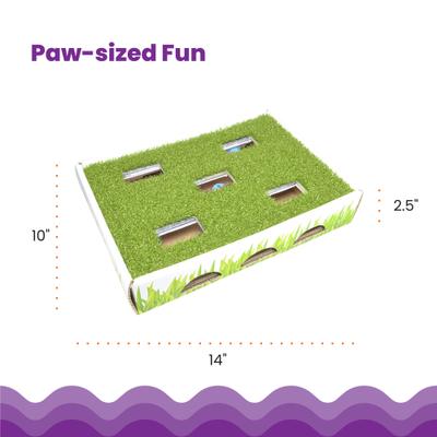 Show full view: Catstages Grass Patch Hunting Box Cat Scratcher Toy slide 5 of 12