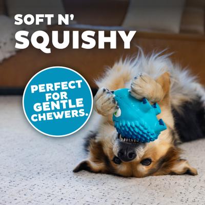 Show full view: Outward Hound Tootiez Squeaky Stuffing-Free Dog Toy, Hedgehog slide 4 of 8