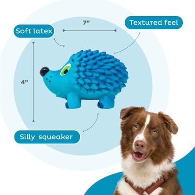 Show full view: Outward Hound Tootiez Squeaky Stuffing-Free Dog Toy, Hedgehog slide 3 of 8