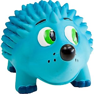 Outward Hound Tootiez Squeaky Stuffing-Free Dog Toy, Hedgehog