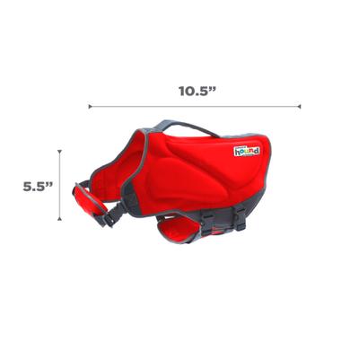 Show full view: Outward Hound Neoprene Dawson Swimmer Dog Life Jacket, Small slide 7 of 10