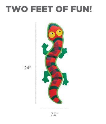 Show full view: Outward Hound Fire Biterz Exotic Lizard Squeaky Dog Toy slide 6 of 10