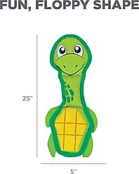 Outward Hound Fire Biterz Turtle Squeaky Dog Toy slide 2 of 5