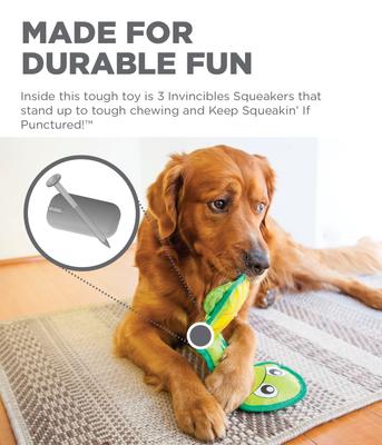 Show full view: Outward Hound Fire Biterz Turtle Squeaky Dog Toy slide 4 of 9